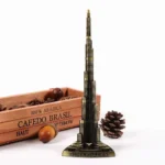 statue burj khalifa en métal 26cm