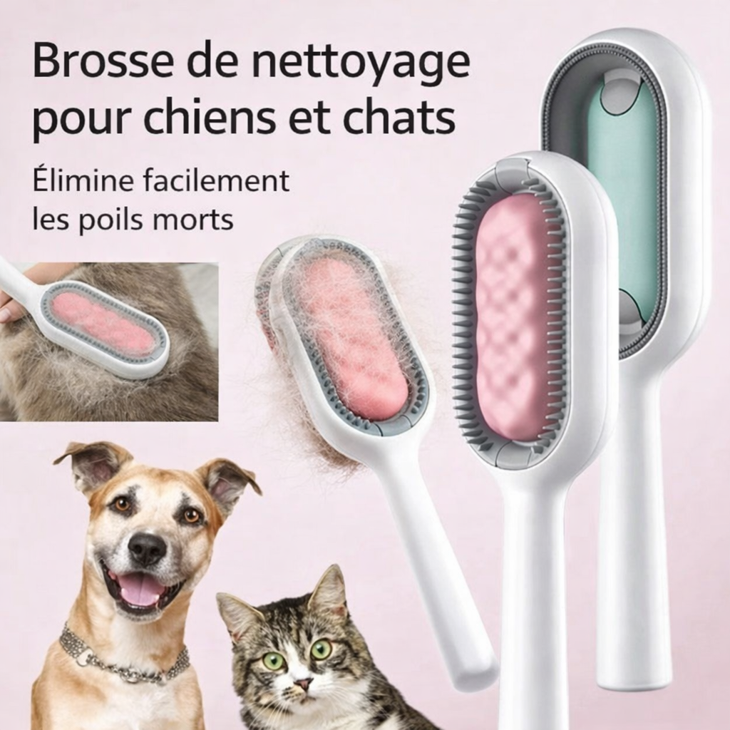 brosse de nettoyage pour chiens et chats