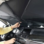 Parasol Pare-Brise Voiture  – Protection Solaire Pliable, Anti-UV et Thermique pour Réduire la Chaleur à l’Intérieur du Véhicule – Image 2