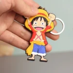 Porte-clés Monkey D. Luffy en silicone double face – Image 2
