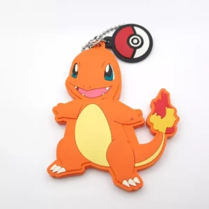 Porte-clés Salamèche en silicone double face