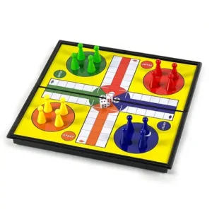 Jeu de Société Ludo - 30x30 cm, Développement de l'Intelligence pour Enfants et Adultes