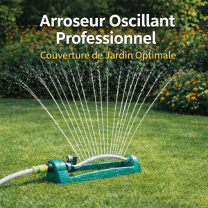 arroseur oscillant professionnel – couverture de jardin optimale