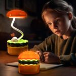 Lampe de Table Rechargeable Burger avec Taille-Crayon