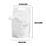 Pack de 5 Sachets de Rangement Réutilisables avec Bouchon - 1L – Image 2