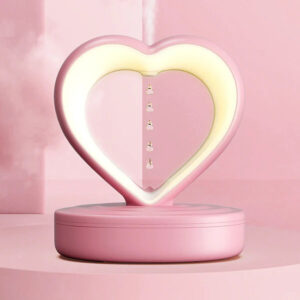 Humidificateur Anti-Gravity avec Effet de Gouttelettes – Design Cœur