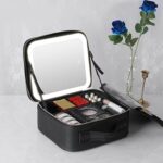 Trousse de Maquillage avec Miroir LED - Blanc – Image 5
