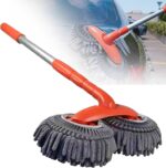 Brosse de Nettoyage en Aluminium avec Tête Rotative - Idéale pour Voitures et Surfaces Extérieures – Image 2