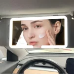 Miroir de Voiture avec Éclairage LED – Maquillage Parfait Même en Déplacement – Image 7