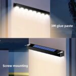 Applique murale solaire LED extérieure – Éclairage élégant et durable pour jardin, balcon et escalier – Image 2