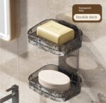 Porte-Savon Double Étages – Élégance et Praticité dans votre Salle de Bain