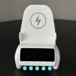 Réveil Multifonctionnel avec Charge Sans Fil, Enceinte et Alarme – Image 3