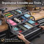 organisateur extensible pour tiroirs – rangement polyvalent et pratique