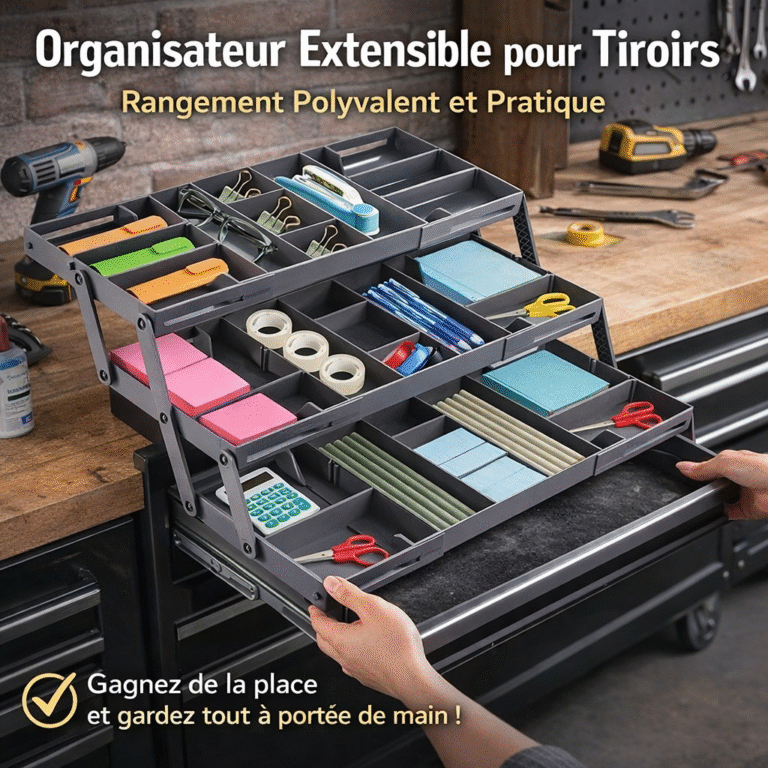 organisateur extensible pour tiroirs – rangement polyvalent et pratique