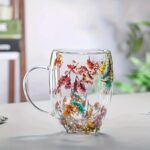 Mug à Double Paroi avec Fleurs Séchées – Élégance et Originalité – Image 3