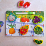 Puzzle Double Face pour Enfants – Éducatif et Ludique – Fruits