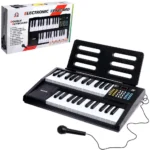Clavier Électronique Double 49 Touches avec Micro – 200 Sons, 200 Rythmes, 80 Démonstrations