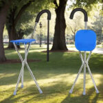 Canne de Marche 2-en-1 avec Siège – Confort et Stabilité au Quotidien