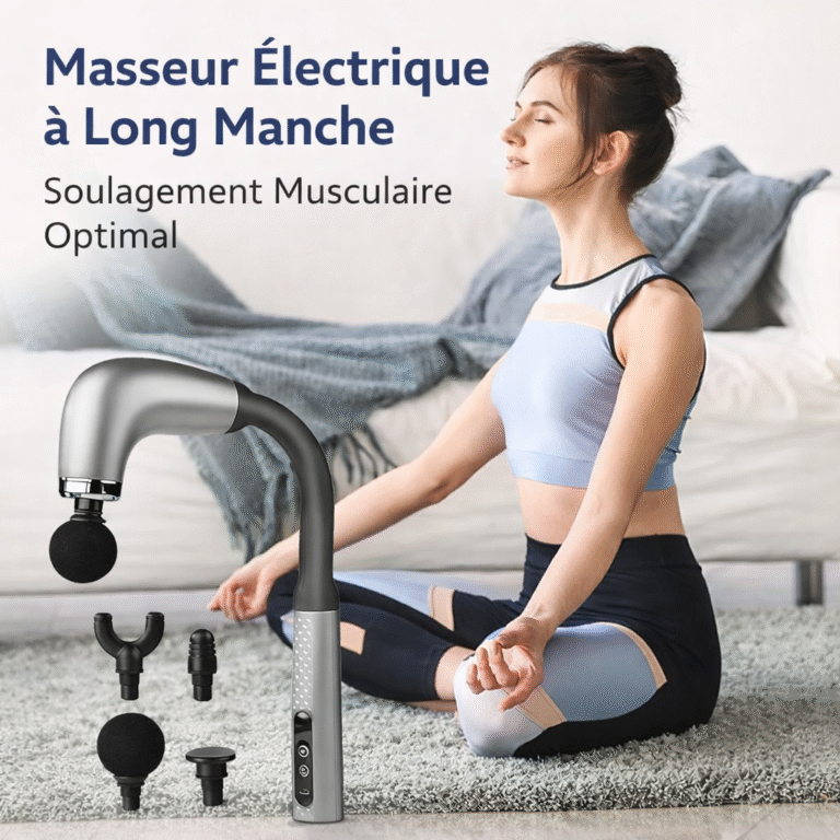 masseur Électrique à long manche – soulagement musculaire optimal