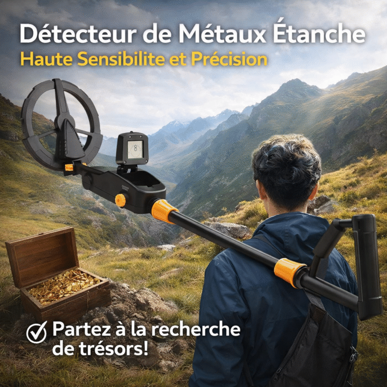 détecteur de métaux Étanche et haute sensibilité et précision