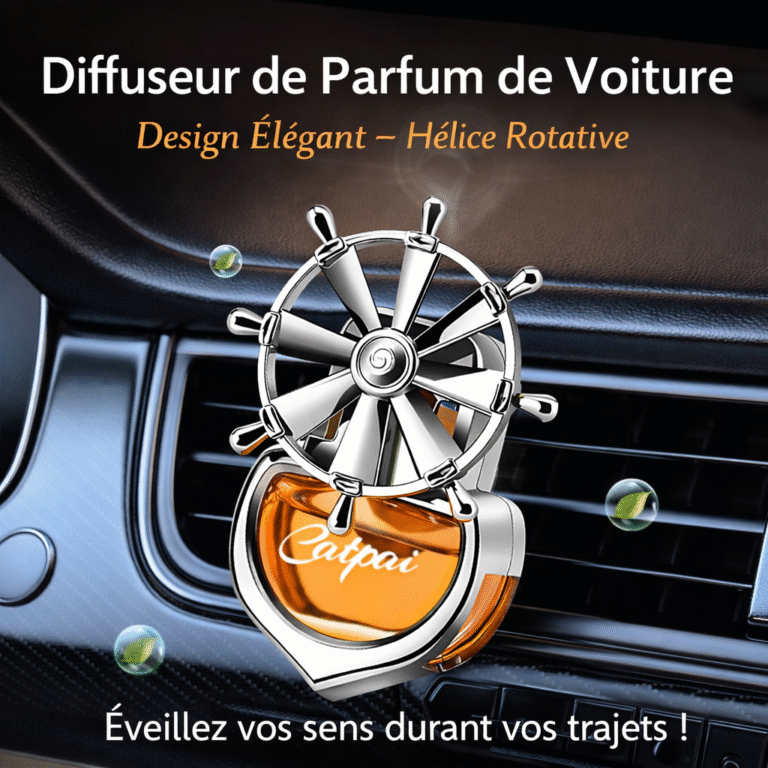diffuseur de parfum pour voiture – design hélice rotative