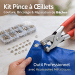 kit pince à Œillets pour couture bricolage et réparation de bâches au maroc outil professionnel avec accessoires métalliques