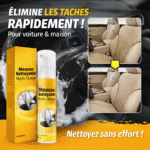 nettoyant multi usage en mousse pour voiture & maison Élimine les taches rapidement