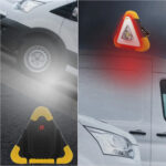 Lampe de Secours LED Multifonction – Pliable & Rechargeable – Feu de Signalisation Triangle Rouge – Image 7