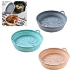 Moule Rond en Silicone Pliable – 16 cm – Idéal Friteuse à Air Chaud – Image 6