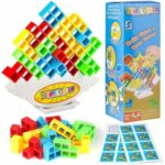 Tetris Tower – Jeu d'équilibre et de construction en famille - 48Pcs – Image 3