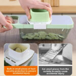 Mandoline de Cuisine Multifonction – Râpe & Coupe-Légumes avec Bac Collecteur – Image 3