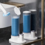 Brosse WC avec Recharges Jetables – Hygiène Sans Contact & Support Compact – Image 2