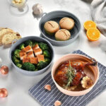 Moule Rond en Silicone Pliable – 16 cm – Idéal Friteuse à Air Chaud