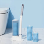 Brosse WC avec Recharges Jetables – Hygiène Sans Contact & Support Compact – Image 4