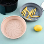Moule Rond en Silicone Pliable – 16 cm – Idéal Friteuse à Air Chaud – Image 3