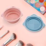 Bol Nettoyant Pliable pour Pinceaux de Maquillage – Silicone Souple & Multi-textures – Image 5
