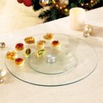 Plateau Tournant en Verre – 35 cm | Élégance & Praticité au Quotidien