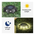 Balise Solaire LED Extérieure – Éclairage Automatique à Énergie Solaire, Étanche et Résistante – Image 3