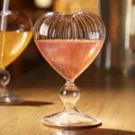 Verre en Forme de Cœur – Élégant & Romantique pour Boissons Froides ( Paille non incluse ) – Image 3