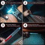 Kit Éclairage LED Intérieur Voiture avec Télécommande – Ambiance Multicolore, Réactif à la Musique, Installation Facile – Image 4