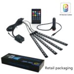 Kit Éclairage LED Intérieur Voiture avec Télécommande – Ambiance Multicolore, Réactif à la Musique, Installation Facile – Image 6