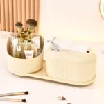 Storage box pour mouchoirs et maquillage blanc creme