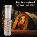 lampe de camping multifonction télescopique – rechargeable usb & ultra lumineuse