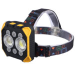 Lampe Frontale LED Rechargeable – Double Faisceau COB avec Détecteur de Mouvement