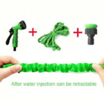 Tuyau d’Arrosage Extensible 15 m avec Pistolet Multifonction – Bleu ou Vert – Image 3
