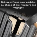 Valise Rigide Aluminium – Gris foncé – Qiaofei – Image 2