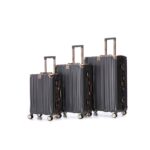 Valise Rigide Aluminium – Gris foncé – Qiaofei