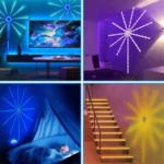 Éclairage LED Mural en Étoile RGB – Contrôle App & Télécommande – Image 5