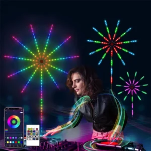 Éclairage LED Mural en Étoile RGB – Contrôle App & Télécommande