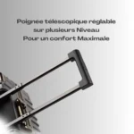 Valise Rigide Aluminium – Gris foncé – Qiaofei – Image 5